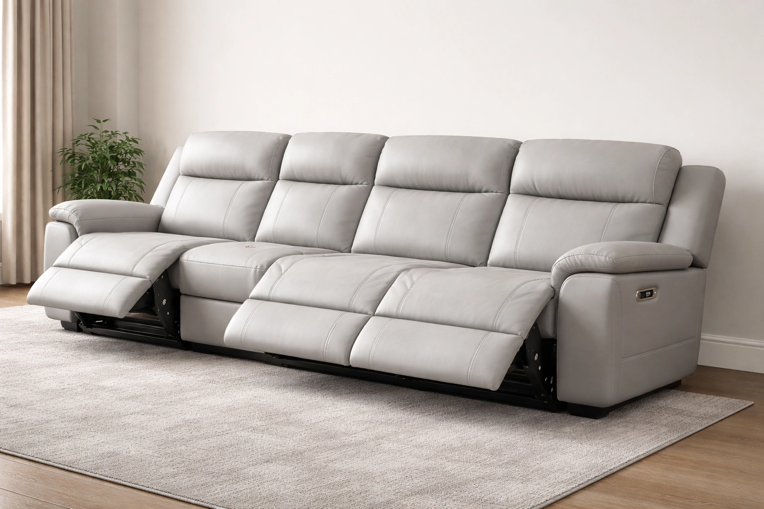 5 seater recliner sofa with multiple reclining seats