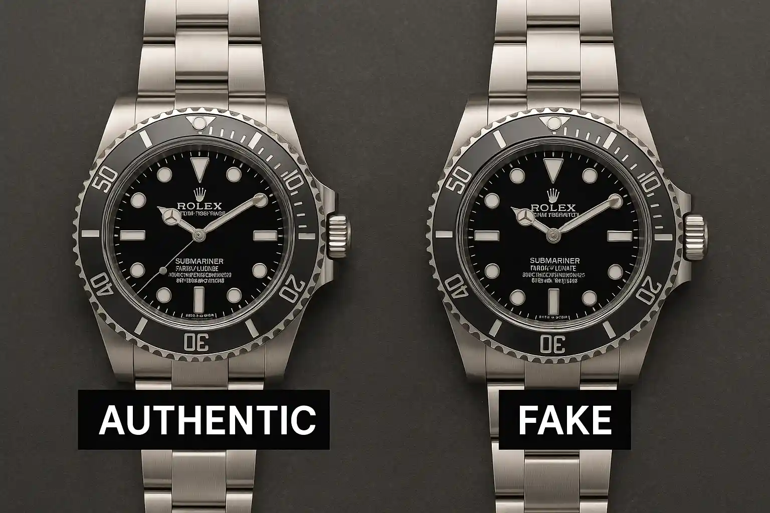 How to Tell the Difference Between Authentic and Fake Watches Guide