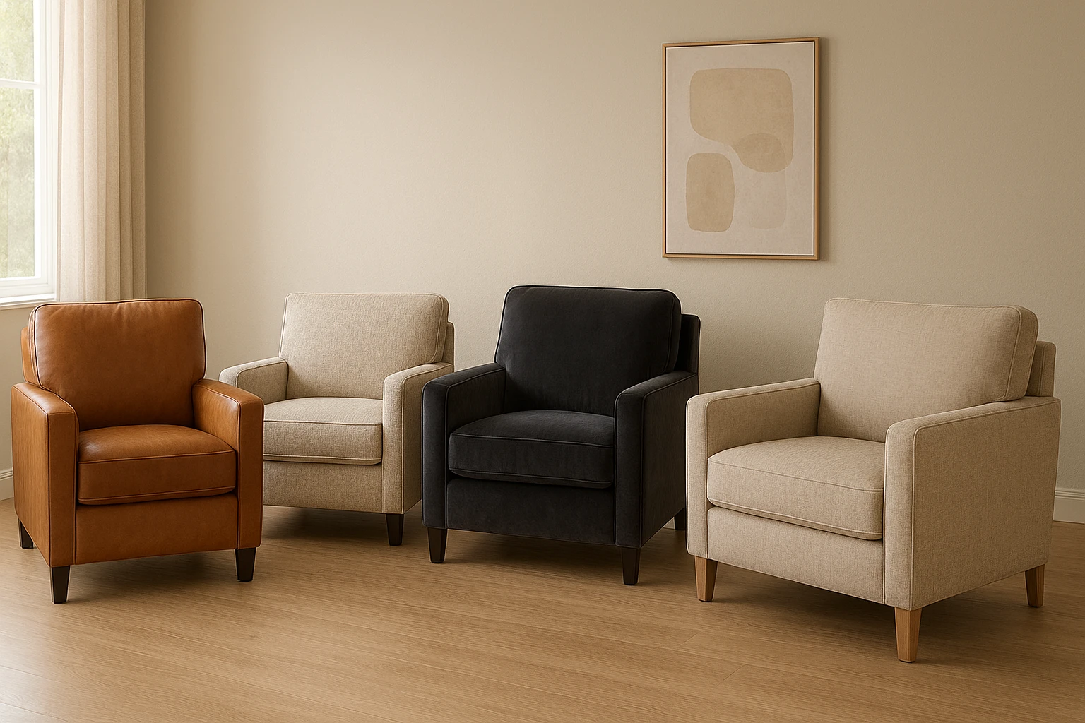 Comparing Sofa Materials - Leather, Fabric, Velvet and Linen Options