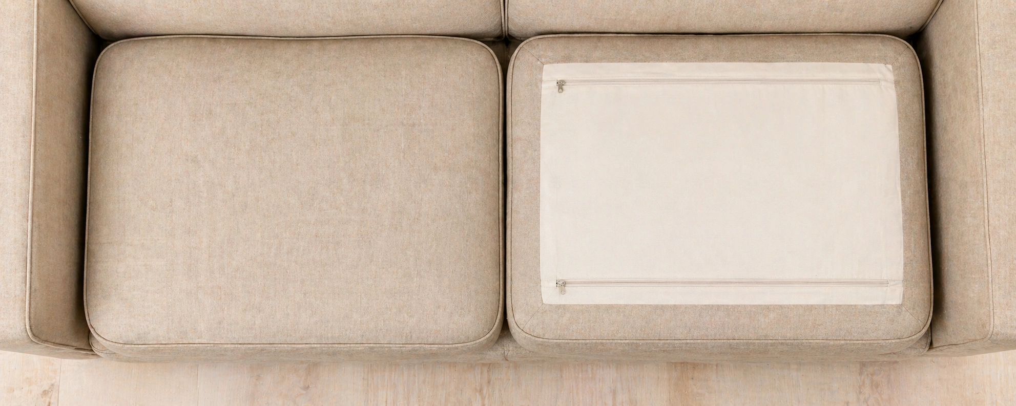 Rotating and flipping sofa cushions for even wear