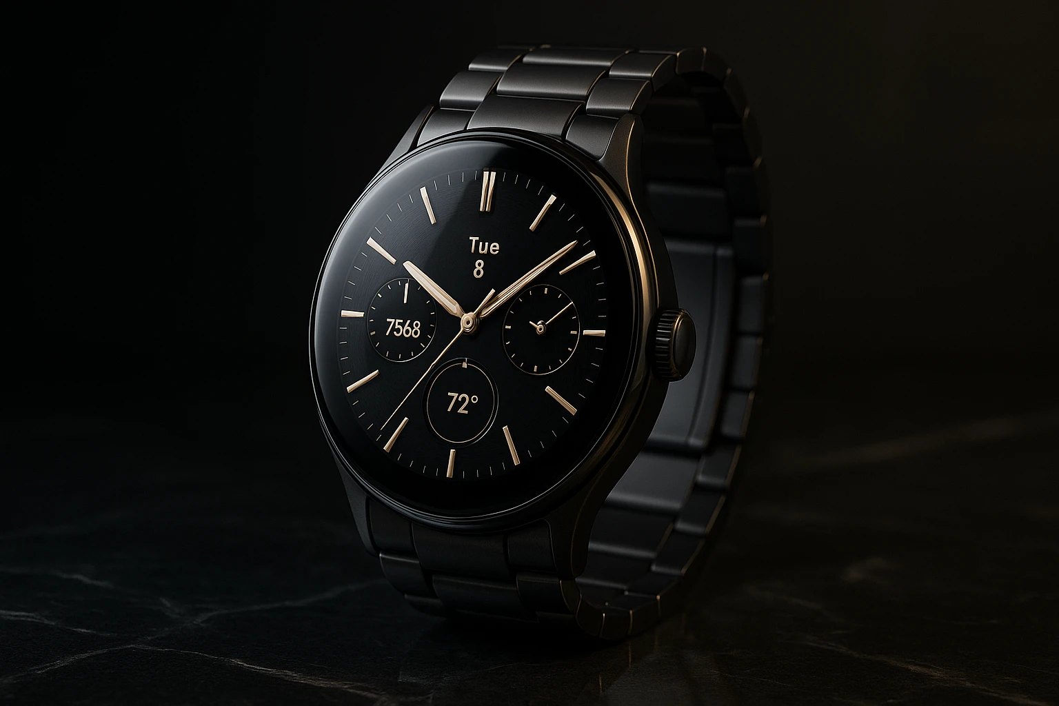 Luxury fashion smartwatch with premium design