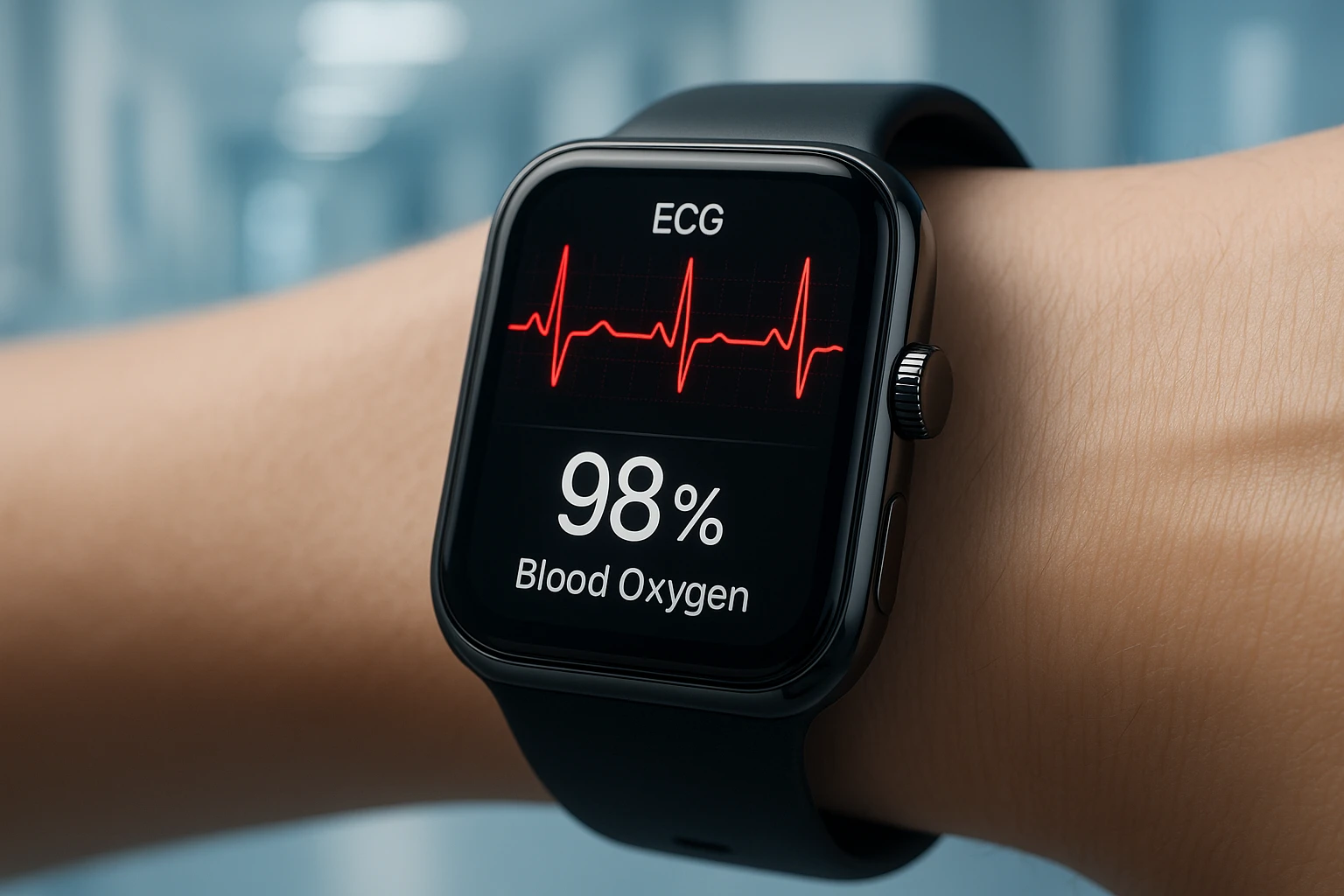 Smartwatch with advanced health monitoring features