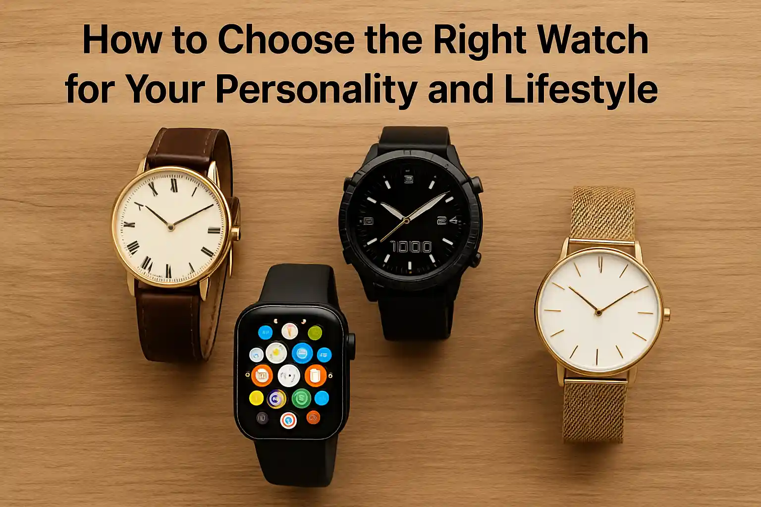 How to Choose the Right Watch for Your Personality and Lifestyle Guide