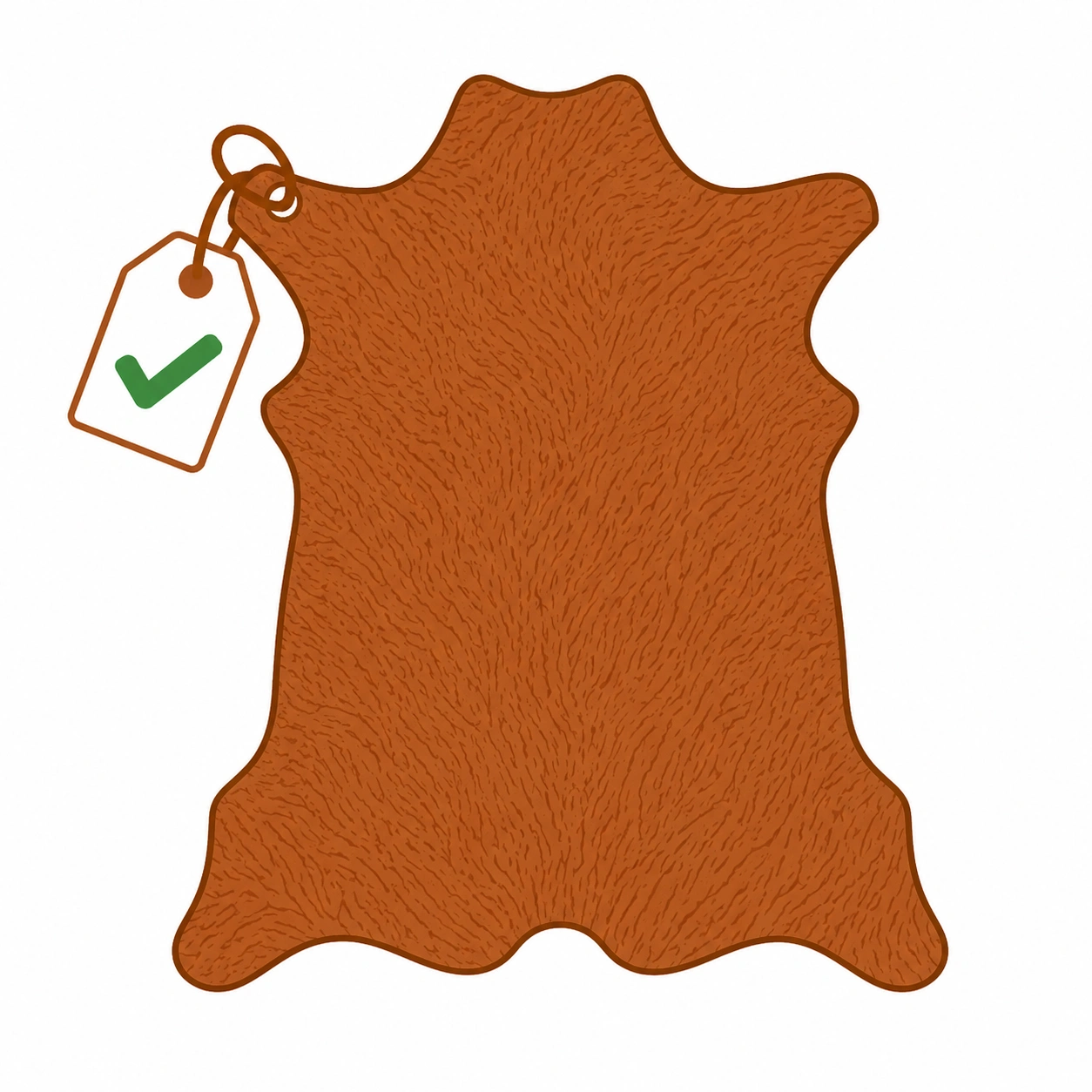 Full-grain leather upholstery