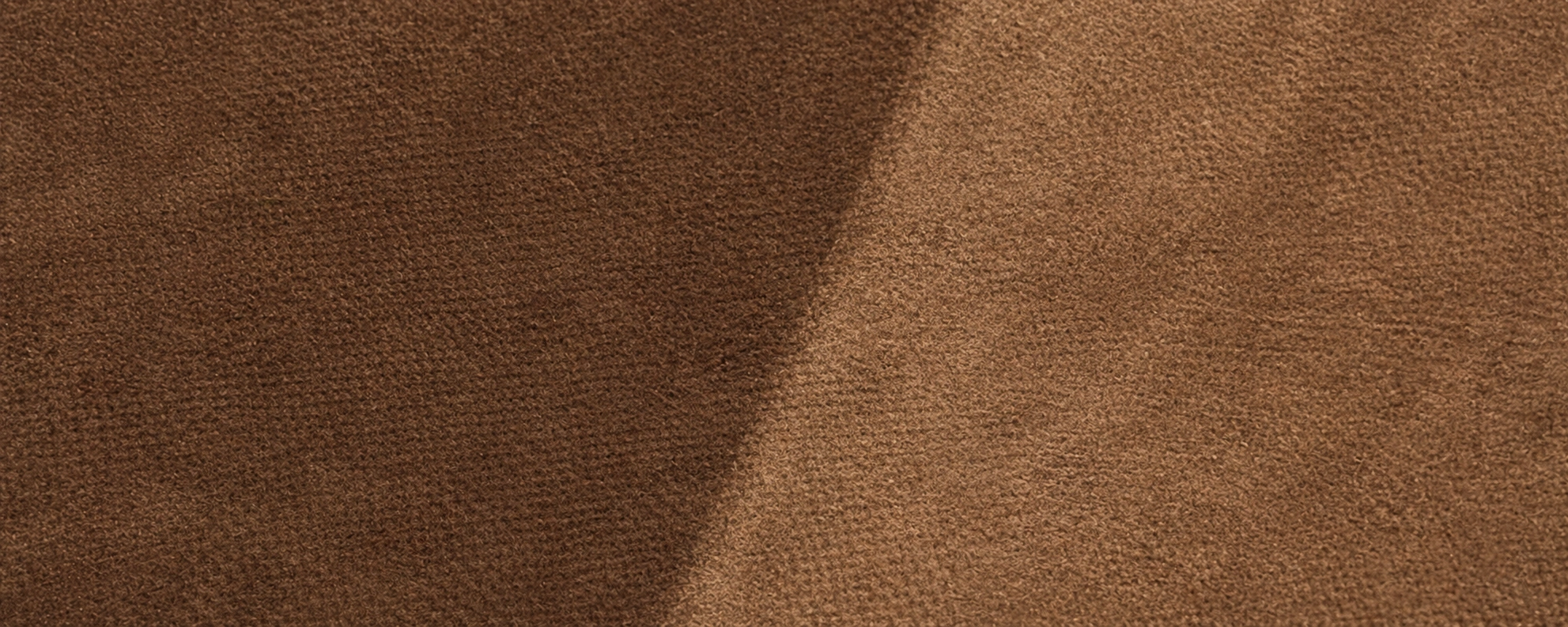Microsuede fabric with smooth suede-like nap texture