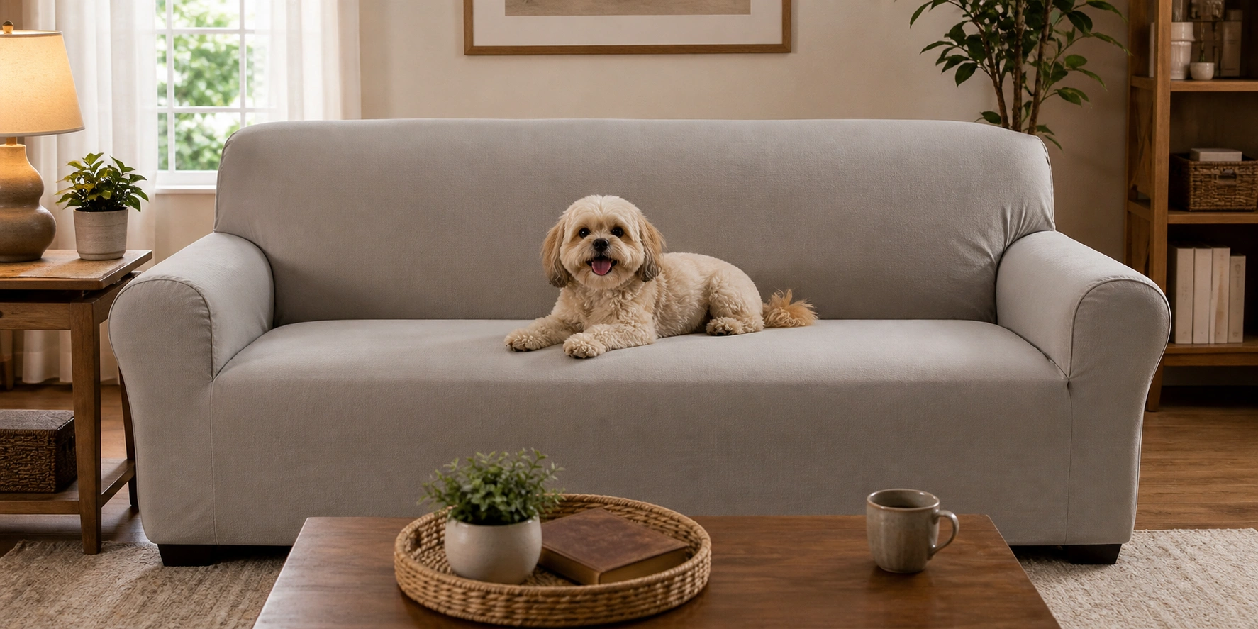 Pet proof waterproof sofa cover protector