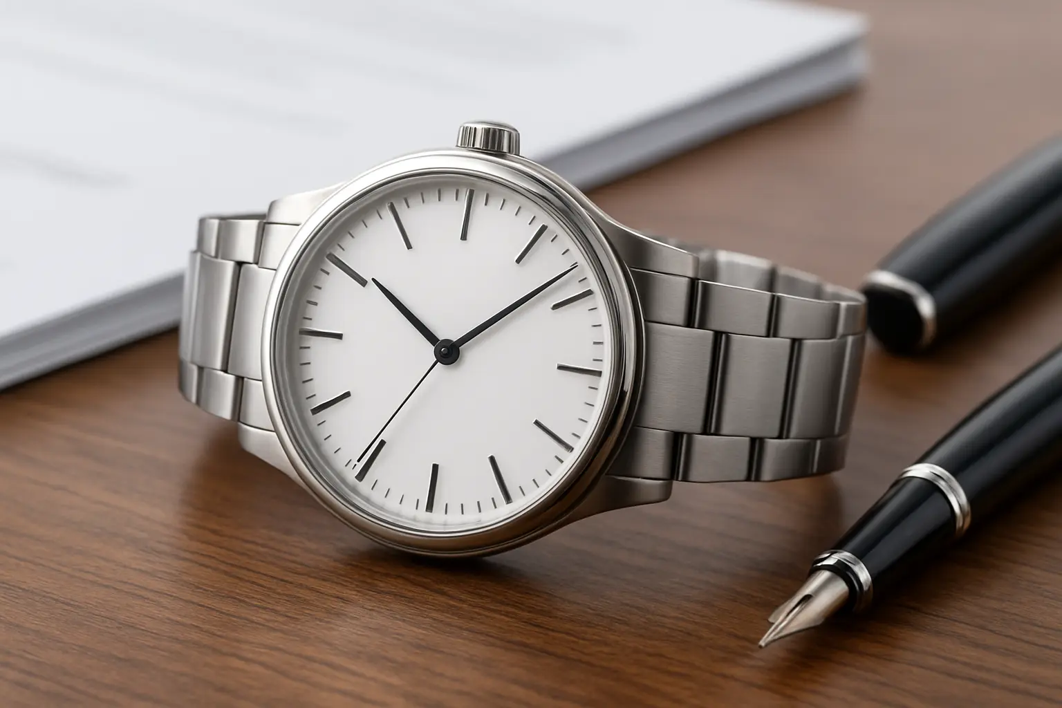 Quartz analog watch with precise timekeeping