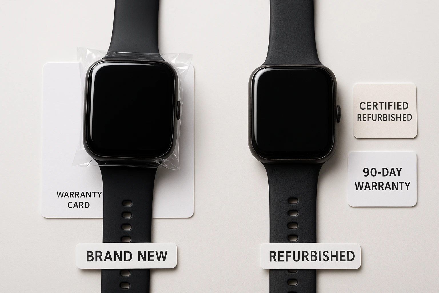 Refurbished smartwatch with warranty