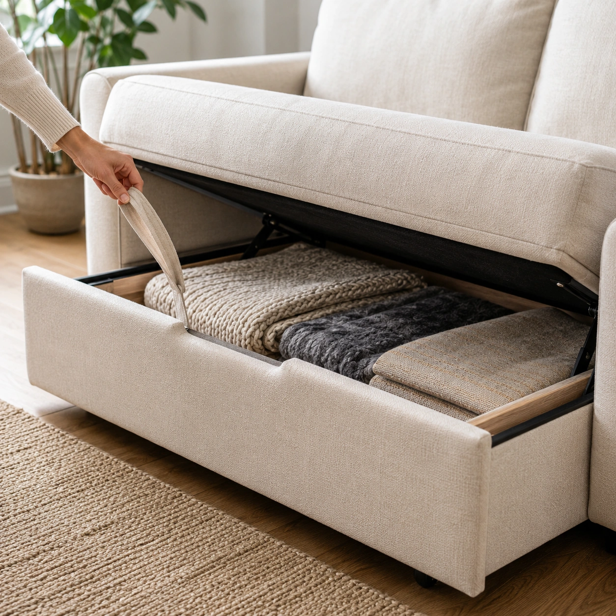 Sofa with storage