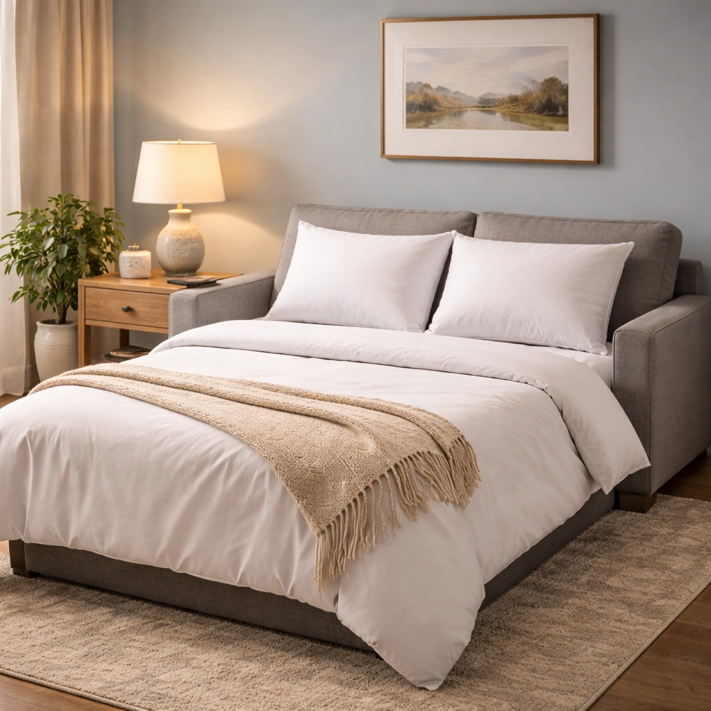 Guest room sleeper sofa