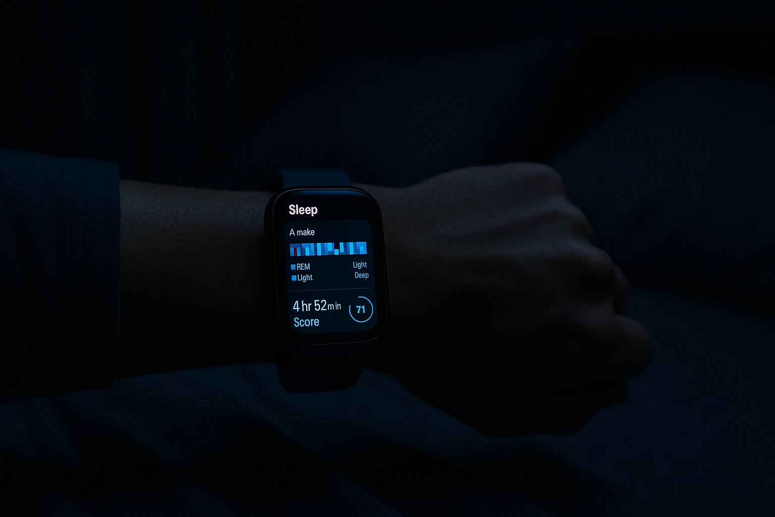 Smartwatch sleep tracking analysis