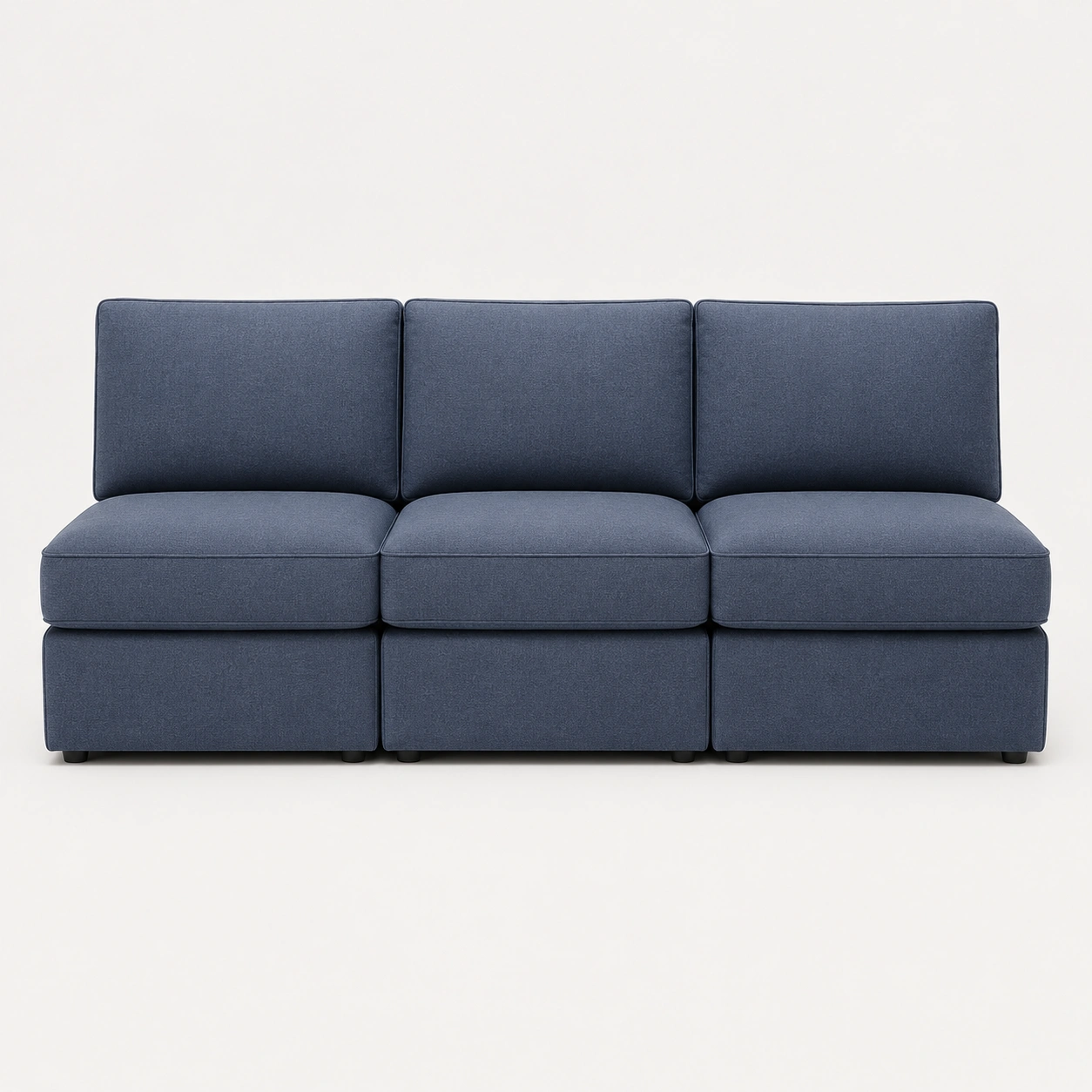 Armless sofa