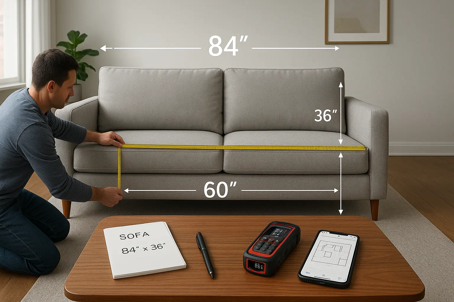 How to Choose the Right Sofa Size for Your Room Dimensions