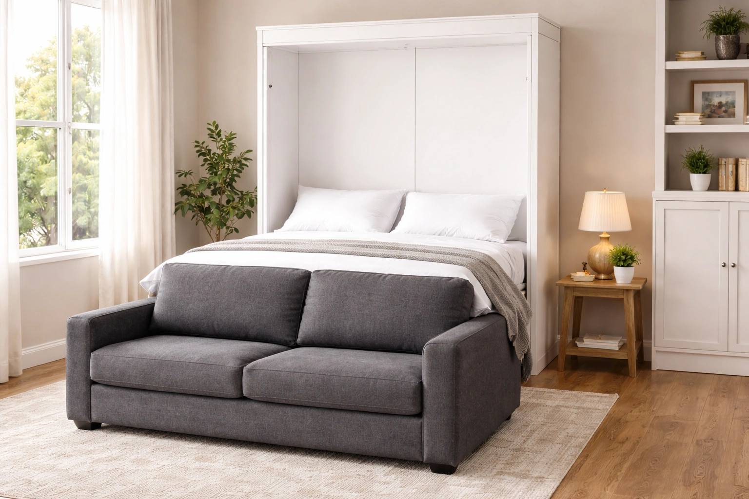 Vertical sofa wallbed with top-opening mechanism the most common configuration
